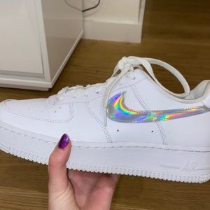 holographic nike af1s